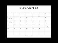 Video thumbnail for September 2017 Calendar Printable with Holidays and Moon Phases