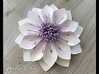 Video thumbnail for Paper Flower Tutorial (Template 74)