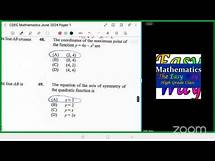 Video thumbnail for CSEC Mathematics June 2024 Paper 1 Answers