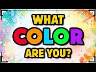 Video thumbnail for What COLOR Are You? | Color Personality Test