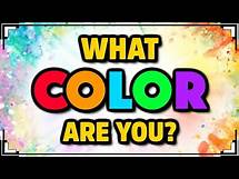 Video thumbnail for What COLOR Are You? | Color Personality Test