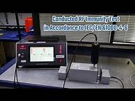 Video thumbnail for IEC 61000-4-6 Conducted RF Immunity Test