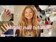 Video thumbnail for HOW TO DO ACRYLIC NAILS AT HOME: for beginners!! DIY easy, affordable tutorial & nail art ideas 2023