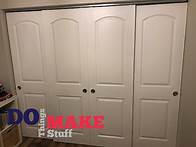 Video thumbnail for DIY Sliding Closet Doors, Easy Do It Yourself