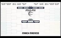 Video thumbnail for Download Your 2025 NCAA March Madness Printable Bracket | Men's Basketball Tournament Schedule - Etsy