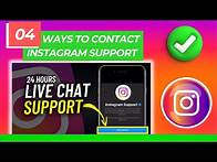 Video thumbnail for 4 Ways To Contact Instagram Support | How to Live Chat with Instagram Support Team?