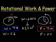 Video thumbnail for Rotational Power, Work, Energy, Torque & Moment of Inertia - Physics Problems