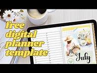 Video thumbnail for Free Digital Planner For 2024 - 2025 ♡ Goodnotes digital planner setup for iPad