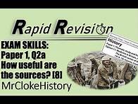 Video thumbnail for GCSE History Exam Skills - Edexcel Paper 1 Q2a How Useful are the Sources? (8 Marks)