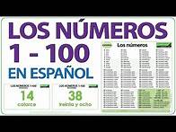 Video thumbnail for Spanish Numbers 1-100 - Los números de 1 a 100