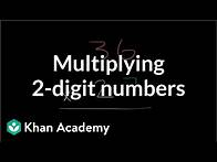 Video thumbnail for Multiplying: 2 digit numbers | Multiplication and division | 4th grade | Khan Academy