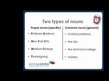 Video thumbnail for Capitalization: Madison College Writing Center