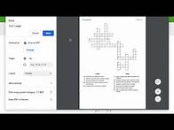Video thumbnail for How to make crossword puzzle easily