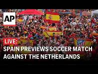 Video thumbnail for LIVE: Spain’s soccer team previews match vs. Netherlands in UEFA Nations League