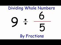 Video thumbnail for How To Divide a Whole Number by a Fraction