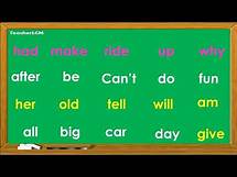 Video thumbnail for Grade 1 Basic Sight Words || Teacher LCM