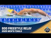 Video thumbnail for Men's 800 freestyle relay | 2025 NCAA swimming championships