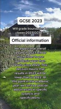 Video thumbnail for GCSE 2023: Grade Boundaries