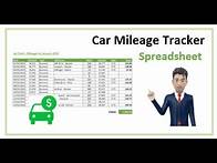 Video thumbnail for How to track business car mileage using a simple spreadsheet - FREE Template