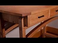Video thumbnail for CURVES TO THE MAX: A Table with Modern Woodworking - Free Plans and CAD Files