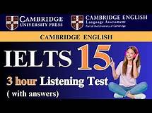 Video thumbnail for Cambridge IELTS 15 | Full 3-Hour Listening Test with Answers