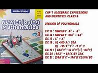 Video thumbnail for Chp 7 Algebraic Expressions & Identities. ( Example sums 15 to 21 & Try This). Class 8. Oxford Maths