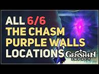 Video thumbnail for All The Chasm Purple Wall Door Locations Genshin Impact