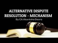 Video thumbnail for M1: ALTERNATIVE DISPUTE RESOLUTION - MECHANISM