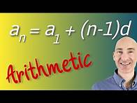 Video thumbnail for Arithmetic Sequence (Explicit Formula)
