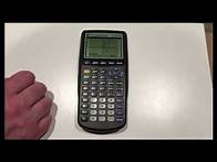 Video thumbnail for Calculator Tutorial - TI-83 Plus Graphing Features