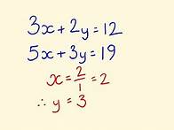 Video thumbnail for Simultaneous Equations - Algebra Math Trick
