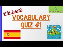 Video thumbnail for GCSE Spanish - AQA/EDEXCEL Vocabulary Quiz 1 - Grade 9