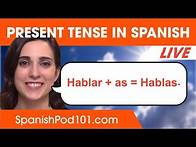 Video thumbnail for Present Tense - Basic Spanish Verb Conjugation
