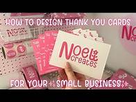 Video thumbnail for How to Design Small Business Thank You Cards | How to Design Thank You Cards Using Picsart
