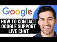 Video thumbnail for HOW TO CONTACT GOOGLE SUPPORT LIVE CHAT 2025! (FULL GUIDE)