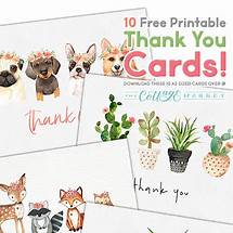 Video thumbnail for 10 Free Printable Thank You Cards You Can't Miss - The Cottage Market