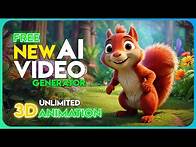 Video thumbnail for NEW AI ANIMATION | FREE & UNLIMITED | AI Video Generator | Different styles | Text to Video |