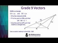 Video thumbnail for Grade 9 Vectors for GCSE Mathematics