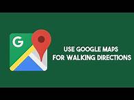 Video thumbnail for How To Use Google Maps For Walking Directions