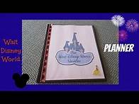 Video thumbnail for Disney World Vacation Plan Folder!