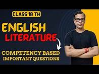 Video thumbnail for ENGLISH LITERATURE Competency Based Important Questions🔥| CLASS 10 ICSE 2025 | @sirtarunrupani​