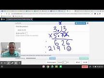 Video thumbnail for 1-1 Practice and Problem Solving Grade 6 Envision Math Part 1