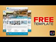 Video thumbnail for Free Real Estate Flyer Template - Easy To Edit & Print