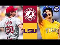Video thumbnail for #15 Alabama vs #9 LSU (G3) | 2025 College Baseball Highlights