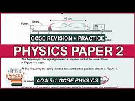 Video thumbnail for GCSE Physics Paper 2 - Exam Questions Walkthrough and Revision