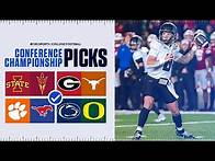 Video thumbnail for Picks for EVERY Conference Championship Game in College Football [Big Ten, SEC, ACC, Big 12 & MORE]