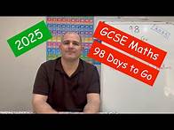 Video thumbnail for GCSE Maths 2025 Revision - 98 Days To Go - Corbettmaths