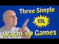 Video thumbnail for Three Simple ESL Warm-up Games