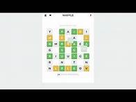 Video thumbnail for Solve Deluxe Waffle Game #146 (ASMR)