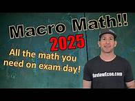 Video thumbnail for Macroeconomics Math 2025!! - All the Math you need to know for Exam Day!